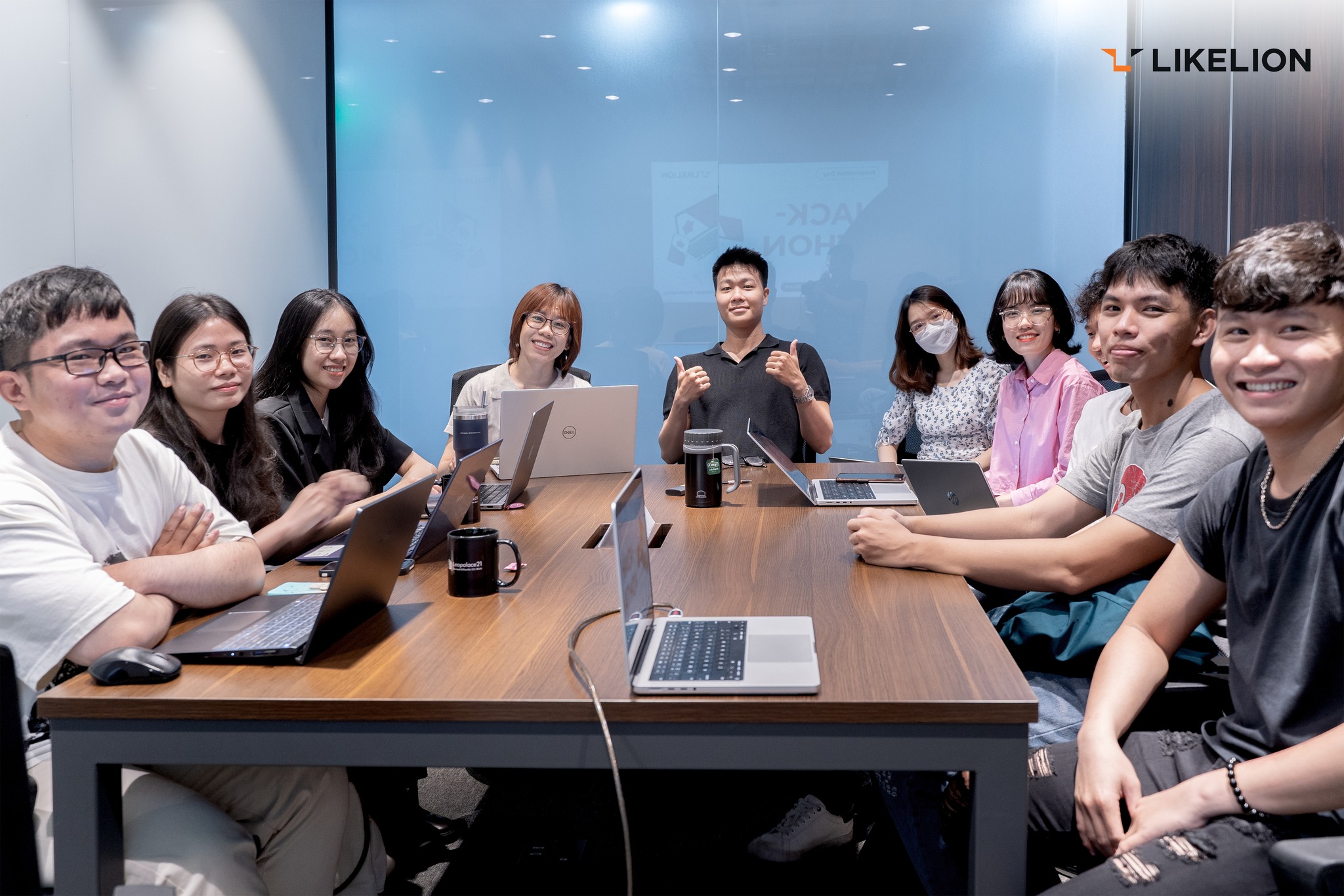 Our Hackathon Finals Team at LIKELION