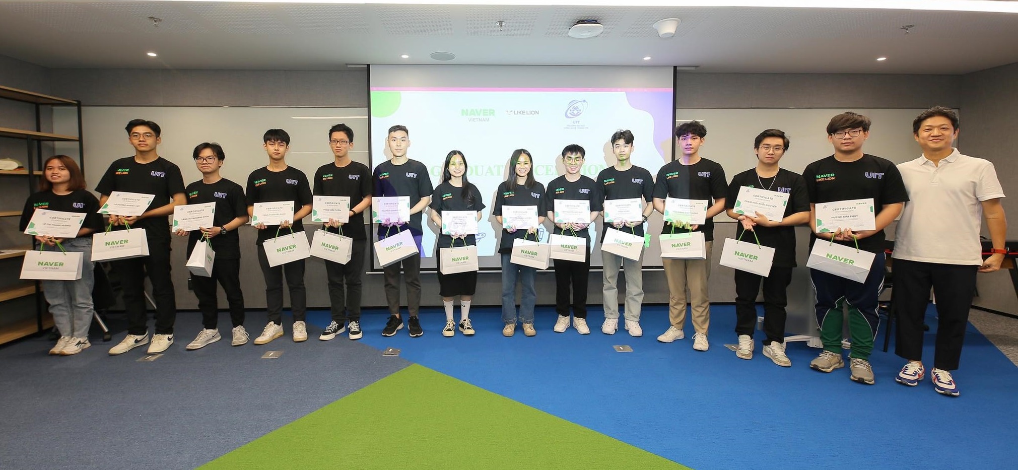Graduation Ceremony for Likelion x Naver Fullstack Course
